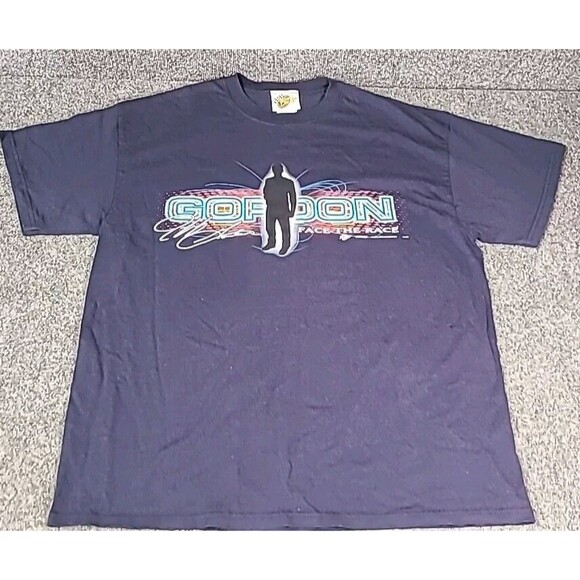 Vintage Jeff Gordon Face The Race Chase RACING T-SHIRT XL NASCAR Y2K 03 - Picture 1 of 8